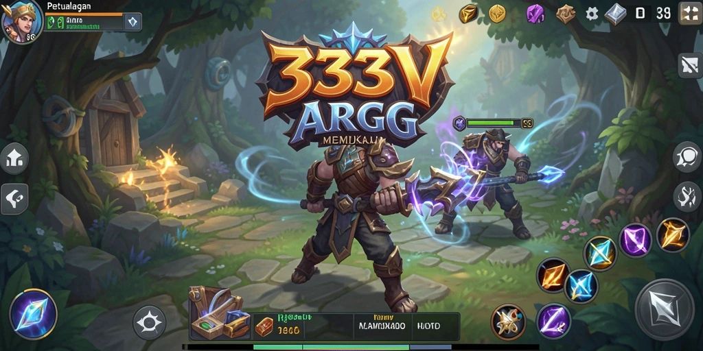 Tampilan gameplay ARPG yang seru dan mendebarkan.