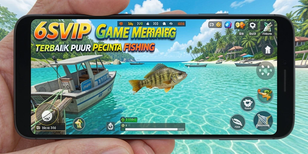 Tampilan gameplay 6SVIP yang menakjubkan dengan banyak variasi ikan.