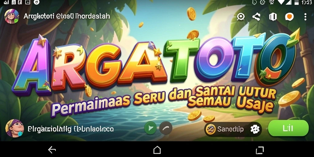 Tampilan menarik dari ARGATOTO dengan gameplay yang mengasyikkan.