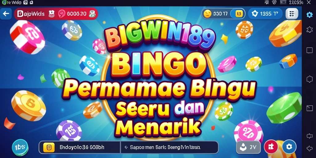 Gameplay seru dan menarik dalam BIGWIN189 Bingo.