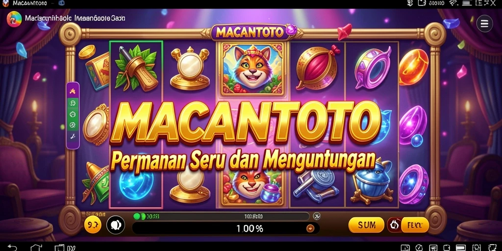 Tampilan gameplay menarik dari MACANTOTO dengan fitur slot yang menghibur.