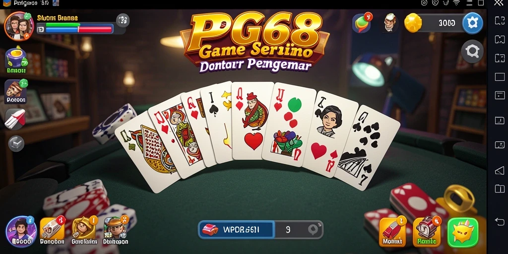 Gameplay PGG68 yang seru dan penuh warna.